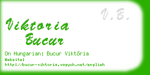 viktoria bucur business card